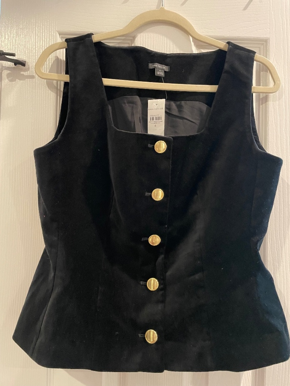 Ann Taylor Velvet Shell